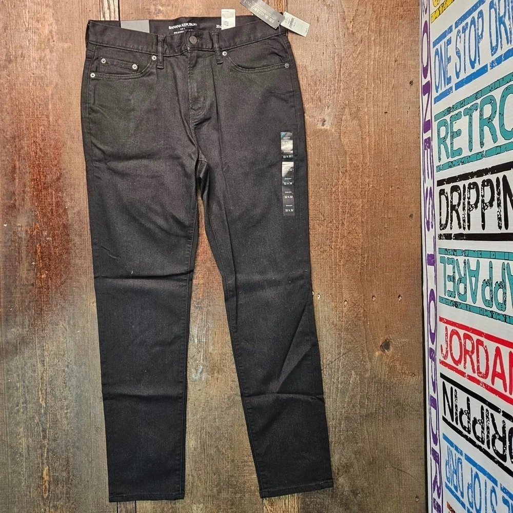 Banana Republic black denim jeans Sz various